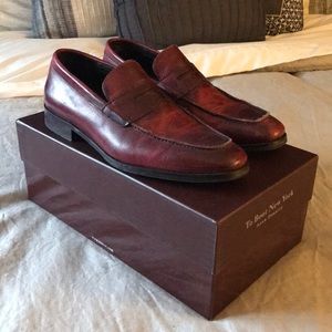 To Boot New York Red Loafers